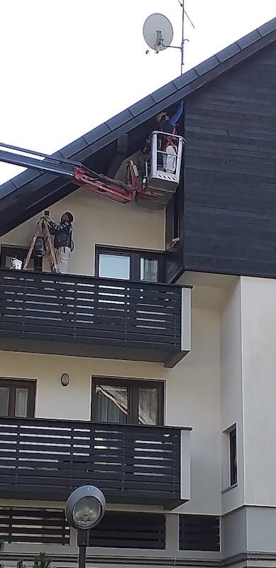 Verniciatura legno esterno