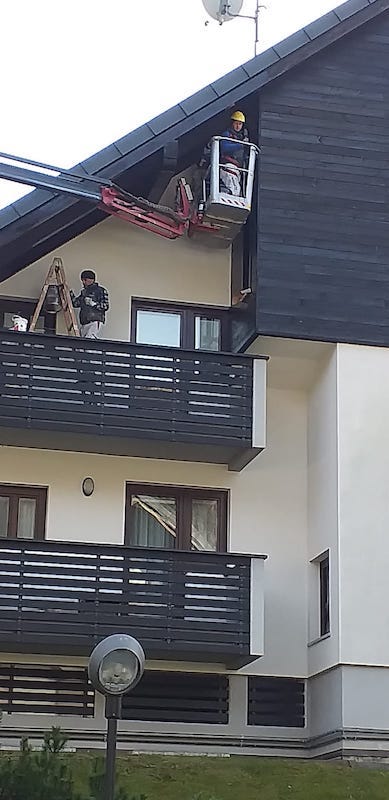 Verniciatura legno esterni